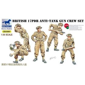 17pdr Anti-Tank Gun Crew Set 1/35