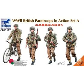 WWII British Paratroops Action Set A 1/35