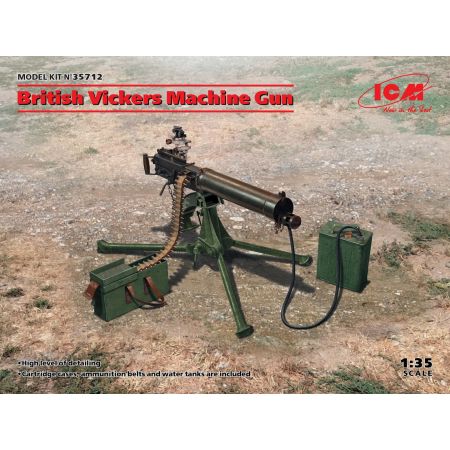 British Vickers Machine Gun 1/35
