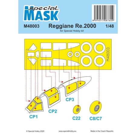 Reggiane Re 2000 Mask 1/48