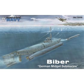 Special Navy 100-SN72006 - Biber (German Midget Submarine) 1/72