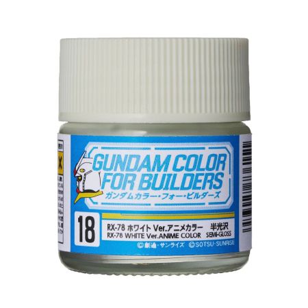 UG-018 - Gundam Color For Builders (10ml) RX-78 WHITE Ver.