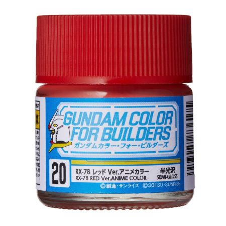 UG-020 - Gundam Color For Builders (10ml) RX-78 RED Ver.