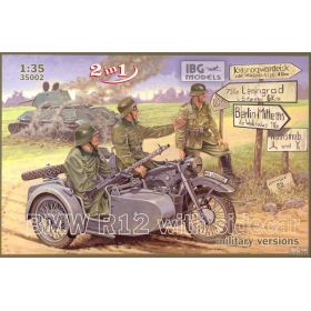 BMW R12 with sidecar military versions 1/35