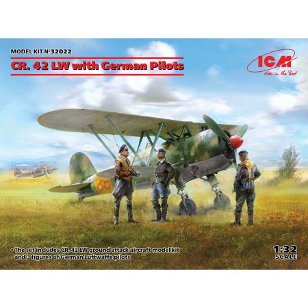 CR. 42 LW avec des pilotes Allemands 1/32