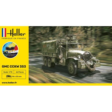Heller 56996 - STARTER KIT GMC CCKW 352 1/72