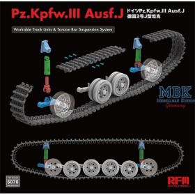 Pz. Kpfw. III Ausf. J w/workable track links 1/35