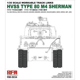 HVSS Type 80 track - M4 Sherman 1/35