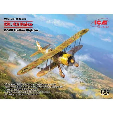 CR. 42 Falco Chasseur Italien 2E G.M. 1/32