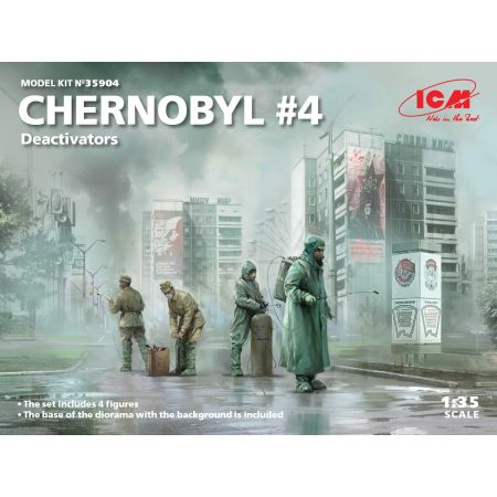 Chernobyl4. Deactivators 4 figures 1/35