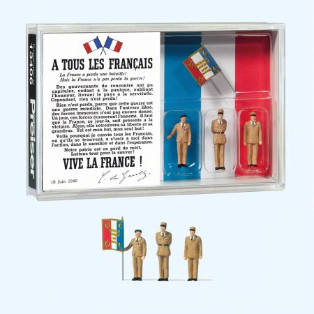 Figurines (80e anniversaire Charles de Gaulle) 1/87