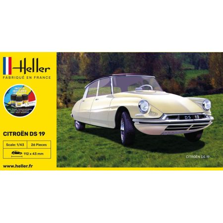 Heller 56162 - STARTER KIT Citroen DS 19 1/43