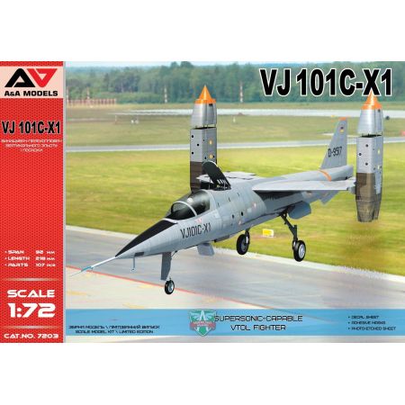 VJ 101C-X1 Supersonic-capable VTOL fighter 1/72