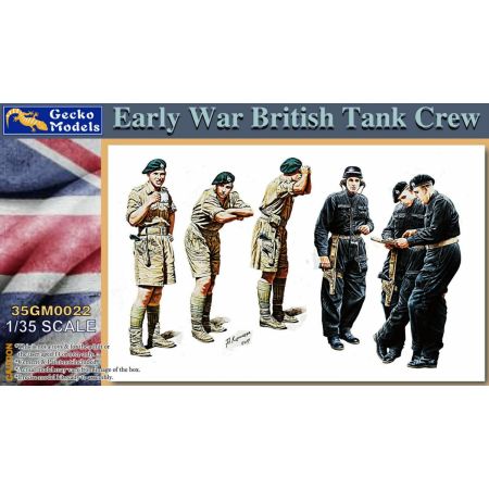 Équipage de chars britanniques de la Première Guerre mondiale 1/35