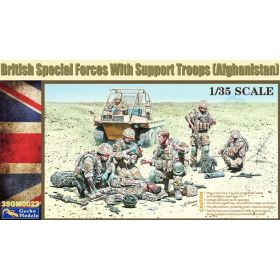 Forces spéciales britanniques avec troupes de soutien (Afgh.) 1/35