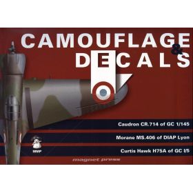 Camo and Decals Caudron CR.714 Morane Ms.406 Curtiss Hawk H75A 1/32