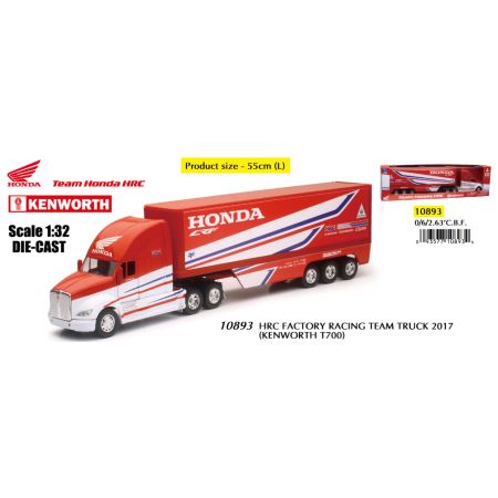 HRC Factory Racing Team Truck 2017 (Kenworth T700) 1/32