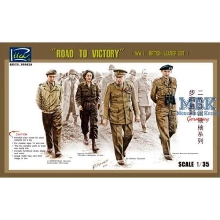Road to victory (WWII British leader set) 1/35