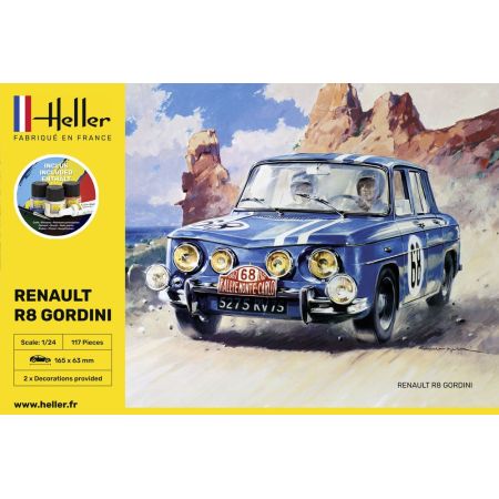 Heller 56700 - STARTER KIT Renault R8 Gordini 1/24
