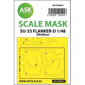 Su-33 Flanker D double-sided painting mask for Minibase 1/48