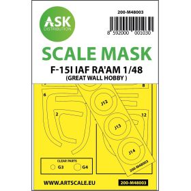 F-15I Ra'am double-sided painting mask for Great Wall Hobby 1/48