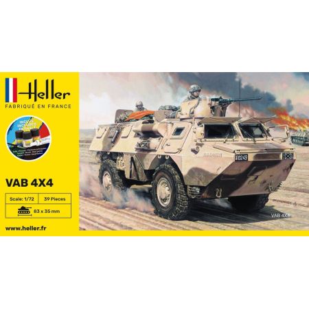 Heller 56898 - STARTER KIT VAB 4X4 1/72