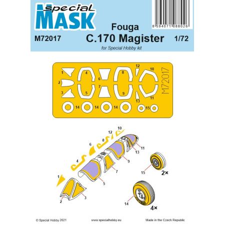 Fouga C.170 Magister Mask 1/72