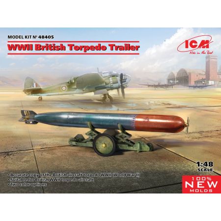 WWII British Torpedo Trailer 1/48