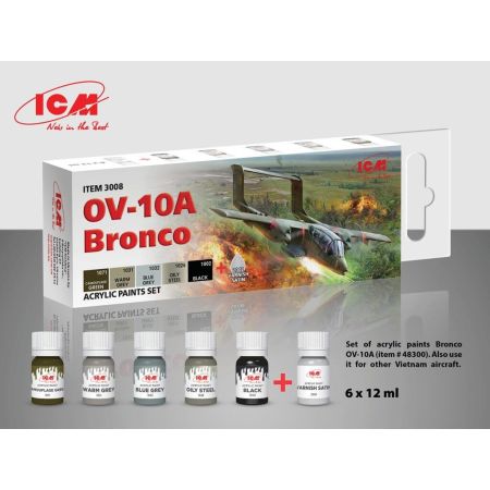 Acrylic paint set for OV-10A Bronco