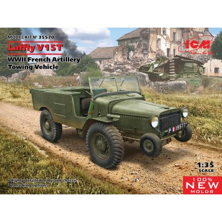 Laffly V15T, WWII French Artillery Towing Vehicle 1/35