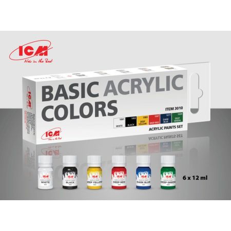 Basic Acrylic Colors paint set