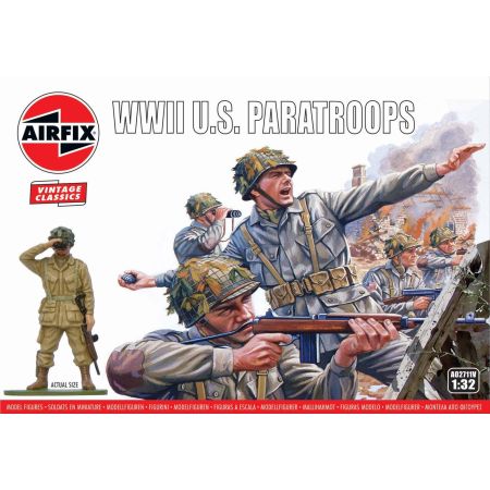 WWII U.S. Paratroops - Vintage Classics 1/32