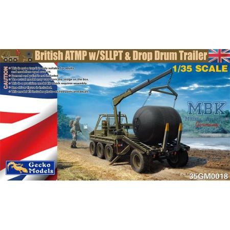 British ATMP w/SLLPT & Drop Drum Trailer 1/35