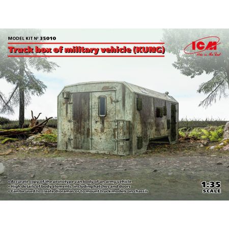 Truck box of military vehicle (KUNG) 1/35