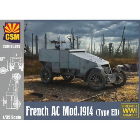 WWI - French Armored Car Modele 1914 (Type ED) 1/35