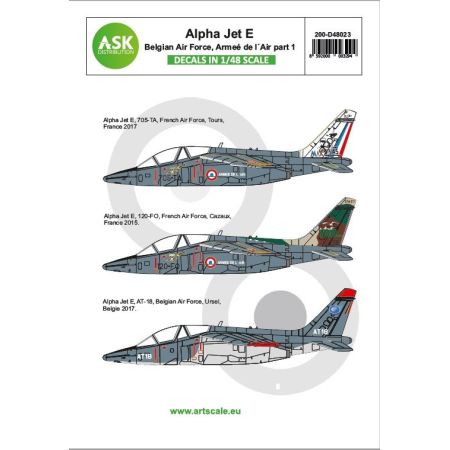 Alpha Jet E Belge AF et Armée de l'Air 1/48