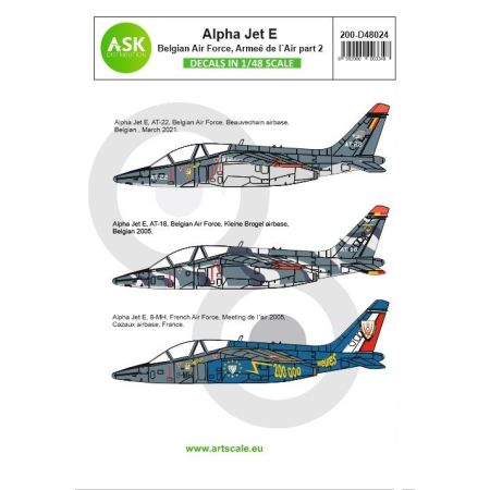 Alpha Jet E Belgian Air Force and Armée de l´Air part 2 1/48