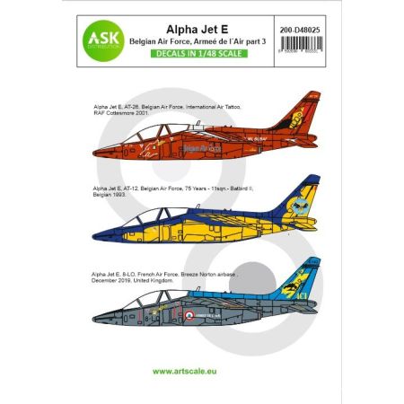 Alpha Jet E Belgian Air Force and Armée de l´Air part 3 1/48