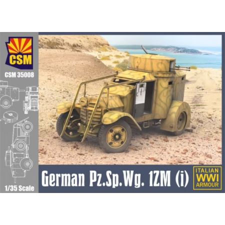 German Pz.Sp.Wg. 1ZM(i) Armoured Car 1ZM 1936-1945 1/35