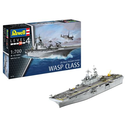 Model Set Assault Carrier USS WASP CLASS 1/700