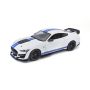 MUSTANG SHELBY GT 500 Blanche et bleue 1/18
