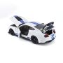 MUSTANG SHELBY GT 500 Blanche et bleue 1/18