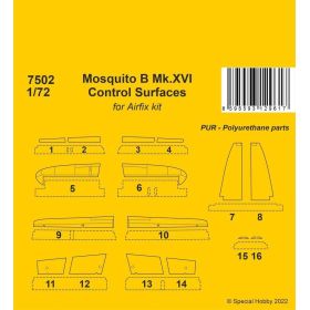 Mosquito B Mk.XVI Control Surfaces / for 1/72