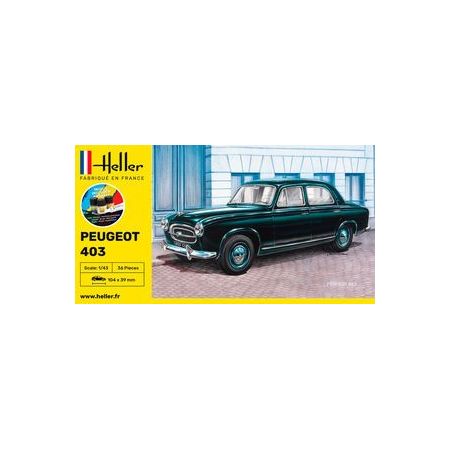 Heller 56161 - STARTER KIT Peugeot 403 (56161) 1/43