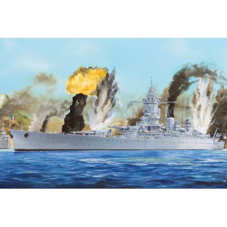 French Navy Dunkerque Battleship 1/350