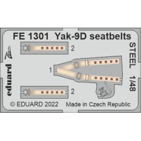 Yak-9D seatbelts STEEL 1/48