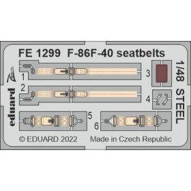F-86F-40 seatbelts STEEL 1/48