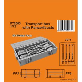 Transport box with Panzerfausts 1/72