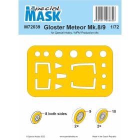 Gloster Meteor Mk.8/9 MASK 1/72