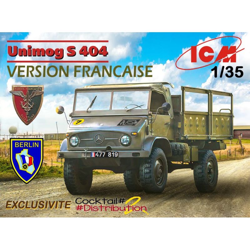 [Limited 50 ex] - Unimog S 404 Version Française Berlin - 1/35